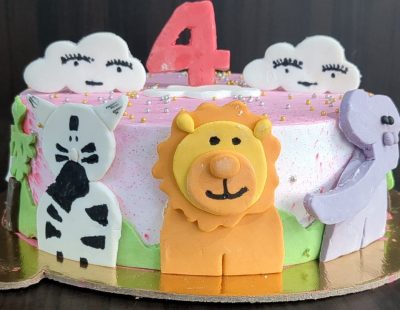 Animal Theme Cake - Image 2
