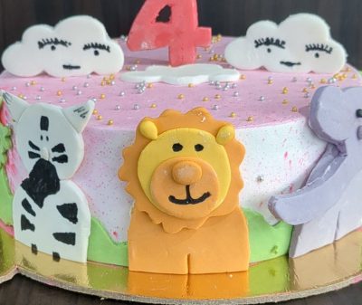 Animal Theme Cake - Image 3