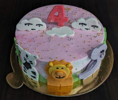 Animal Theme Cake