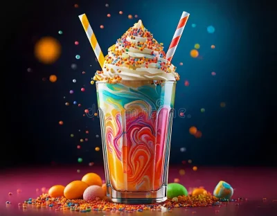 Rainbow Candy Shake